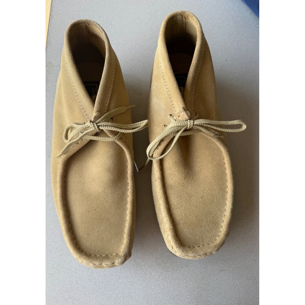 Duck Head Original Nash Men's 9 Tan Cow Suede Wallabee Moc Toe Chukka Shoes
